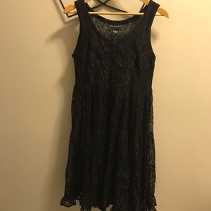 Like new black lace party dress